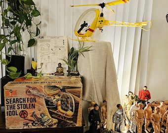 Vintage 1970s Hasbro GI Joe Adventure Team Search for the Stolen Idol Set No. 7418 Complete With Instructions IOB Sharp!