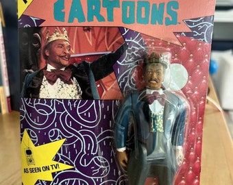 Pee-Wee Poseable King of Cartoons Matchbox 1988 New in Package