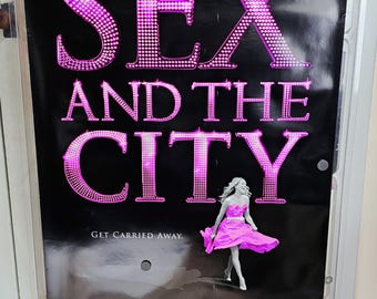 Affiche de film originale de Sex and the City DS, une feuille, Sarah Jessica Parker 27 x 41 po