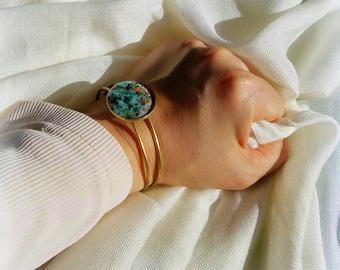 Cuff Bracelet, Photo Bracelet, Art Jewelry, Resin Jewelry, Unique Bracelet, Bangle, Wristlet, Gift for Her, Wearable Art, ARTBYSANDRAV