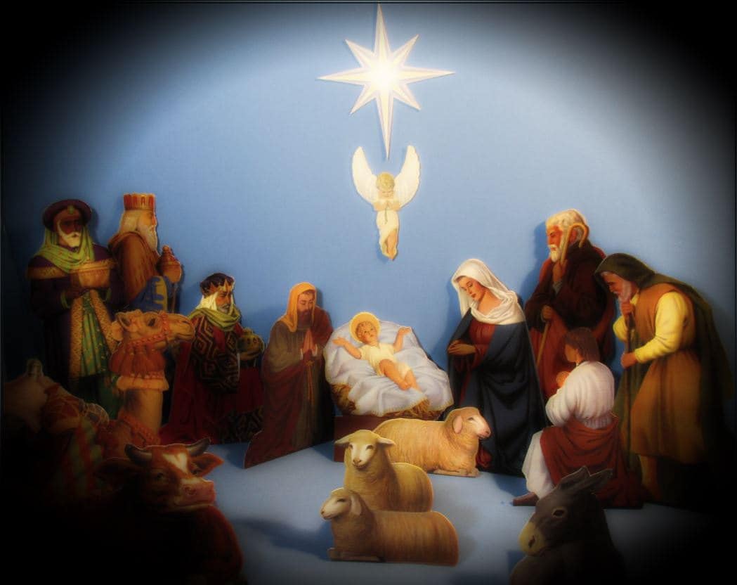 Vintage 1950s Outdoor Christmas Nativity Yard Display Original Etsy UK