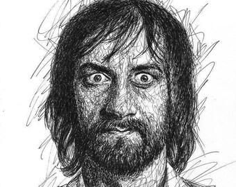 Mick Fleetwood Scribble Portrait Fan ART