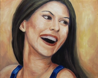 Oil Portrait Karo Modern Art Painting Jannys ART