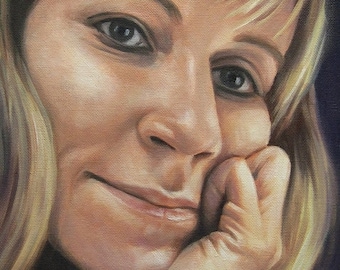 Portrait Öl Gemälde Jean Kunst Malerei Jannys ART