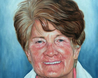 Portrait from photo, 50 x 70 cm oil on canvas, art painting painting