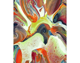 Original Acrylbild abstrakt Color17, Jannys ART moderne Kunst Malerei