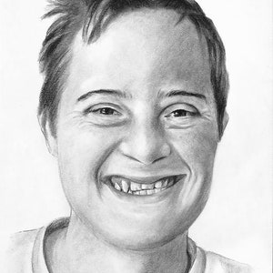 Portrait drawing from the photo as a charcoal drawing Jannys ART image 6