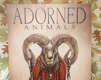 Artbook - Adorned Animals with Bookmark