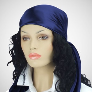 Satin Scarf, Satin Scarves, Head Wrap, Solid Color Scarf