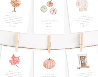 Fall Bible Verse Cards - Seasons of Scripture - ESV