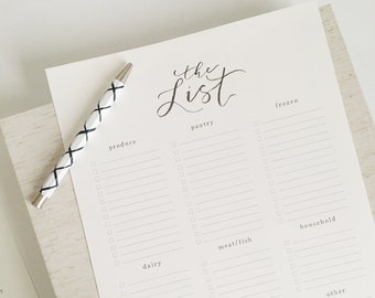 low sodium grocery list printable instant download etsy