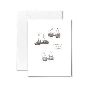 Bra Thank You Card 