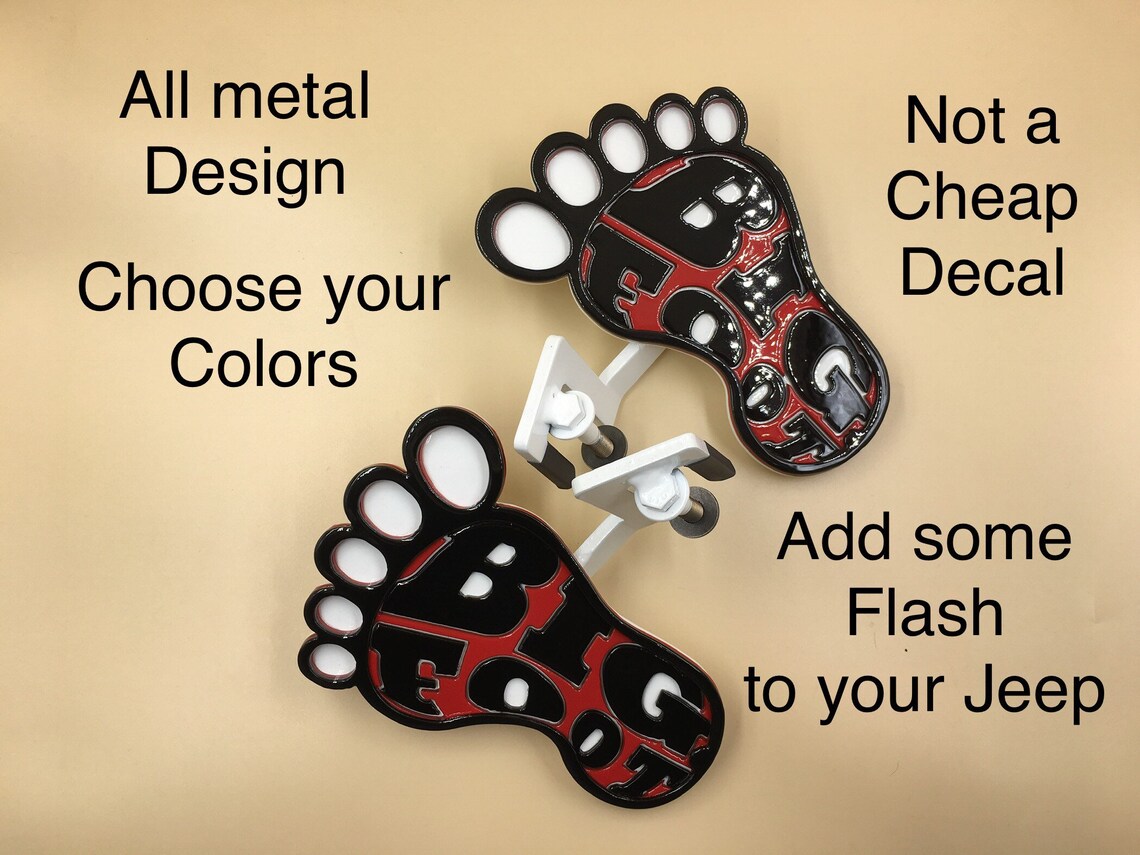 Big foot Jeep foot pegs Etsy