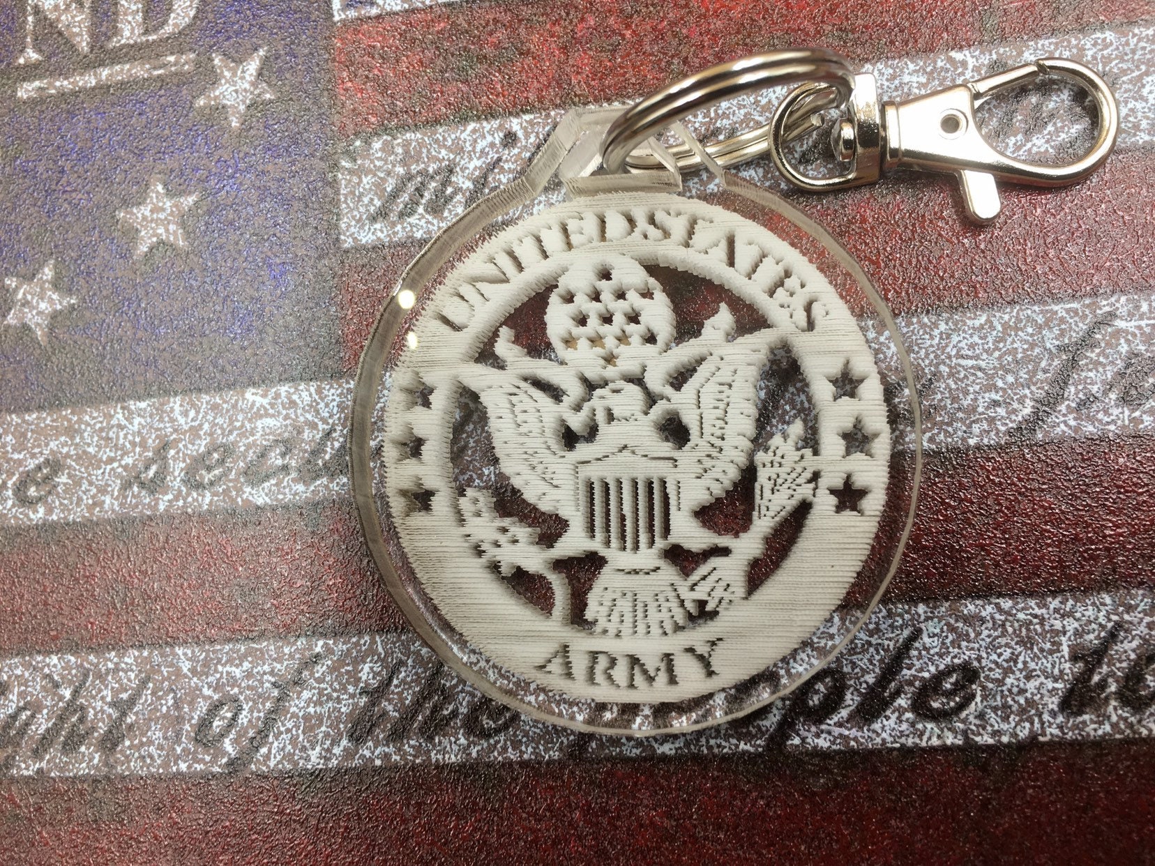 Llavero militar /llavero del ejército Etsy