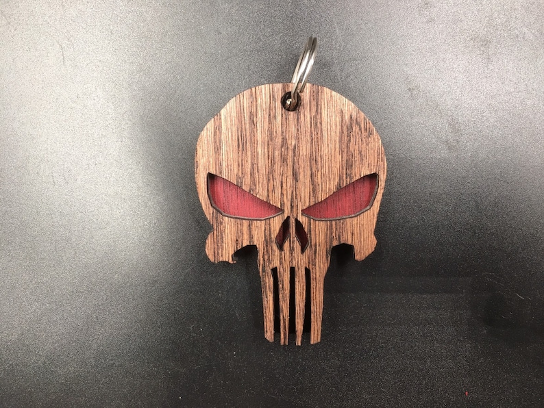 Punisher key chain