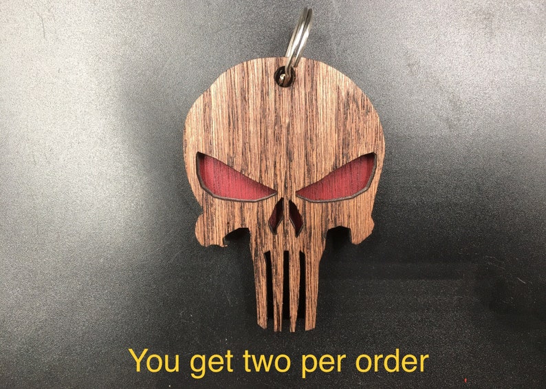 Punisher key chain