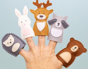 Felt Finger Puppets, Montessori Materials, Fidget Toys, Waldorf Toys, MiniMoms