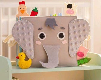 Quiet Buch für Kleinkinder, Lernspielzeug, personalisiertes Buch - MiniMoms