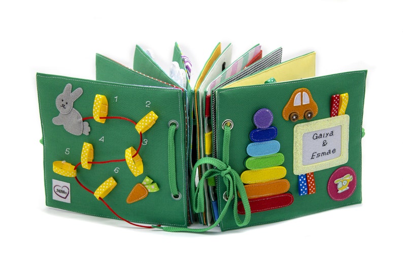 cover for custom quiet busy book montessori activity toddler etsy