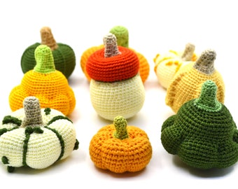 Halloween Crochet Pumpkin | Home Decor Toys (Set of 9)| Halloween Decorations | Party decorations - MiniMoms