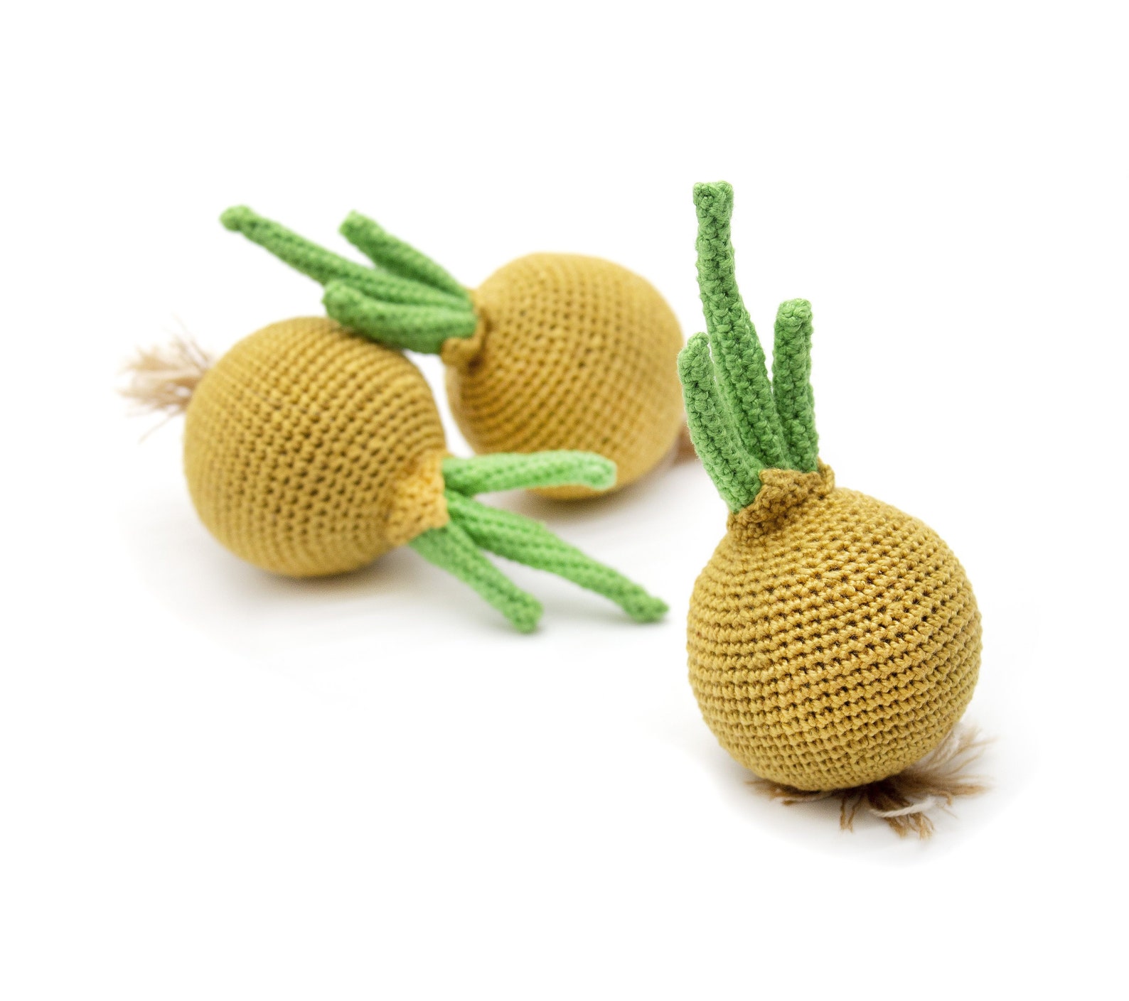 1 Pcs Crochet onions crocheted vegetables teether teeth Etsy