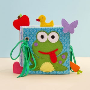 Busy Book, Quiet Book, Montessori Book, Baby Quiet Book,    - Minimoms