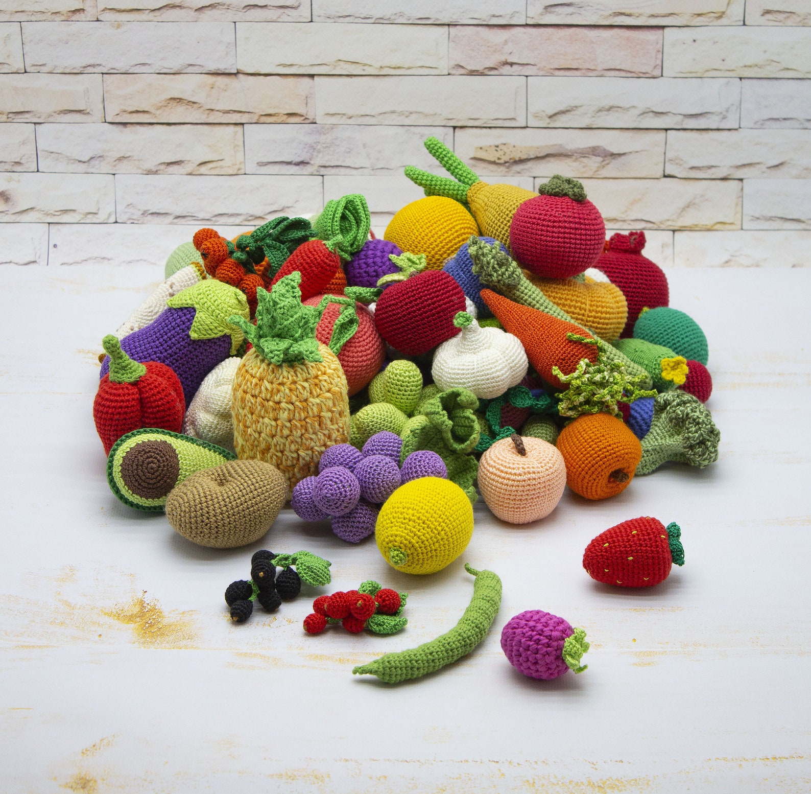 1 Pcs Crochet onions crocheted vegetables teether teeth Etsy