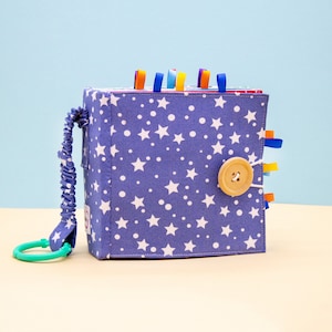 Toddler Quiet Book: Montessori Sensory Toy with Fasteners