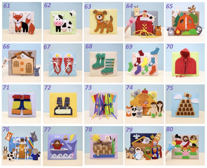 Magia Montessori: Libro tranquilo para niños pequeños, regalo perfecto para niñas de 1 año, mantiene al bebé ocupado y comprometido MiniMoms imagen 9