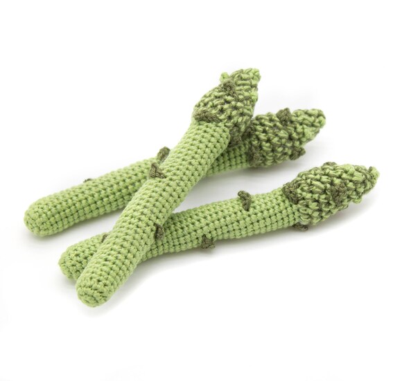 asparagus dog toy