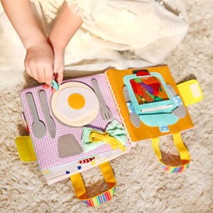Toddler Quiet Book: Interactive Montessori Busy Book Set
