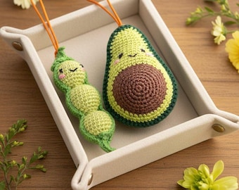 Gehäkelte Weihnachtsverzierung: Handgemachte Obst & Gemüse Baum Dekoration