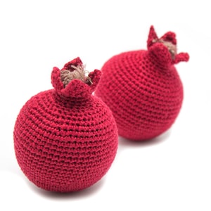 Crochet Fruit | Knitted Toy for Toddler | Pretend Play Food | Kitchen Decoration | Eco-Friendly Baby Toys - Minimoms