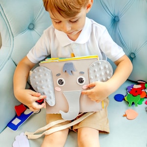 Customizable Quiet Book for Babies - Educational Activity Toy - MiniMoms