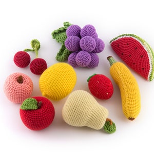 Crochet fruit and vegetables | Eco-friendly Baby Toys | Activity Toy - MiniMoms