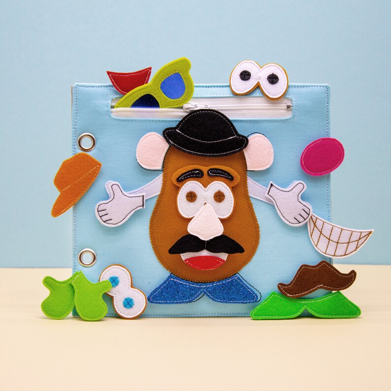 Quiet Book Busy Board Ab 1 Jahr - Montessori Spielzeug Aus Filz Mit Zoo Thema