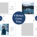 2021 Calendar Photo Templates Monthly Printable Digital 4x6 CANVA ...