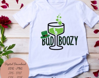 St Patricks Day Bad & Boozy Lustige Digitale Dateien. 6 Dateien inklusive SVG, PNG, JPG