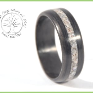 Wooden engagement ring, bentwood Ring, dark wood ring, wood ring inlay, wooden wedding bands, wooden ring men, wood engagement ring, ring.
