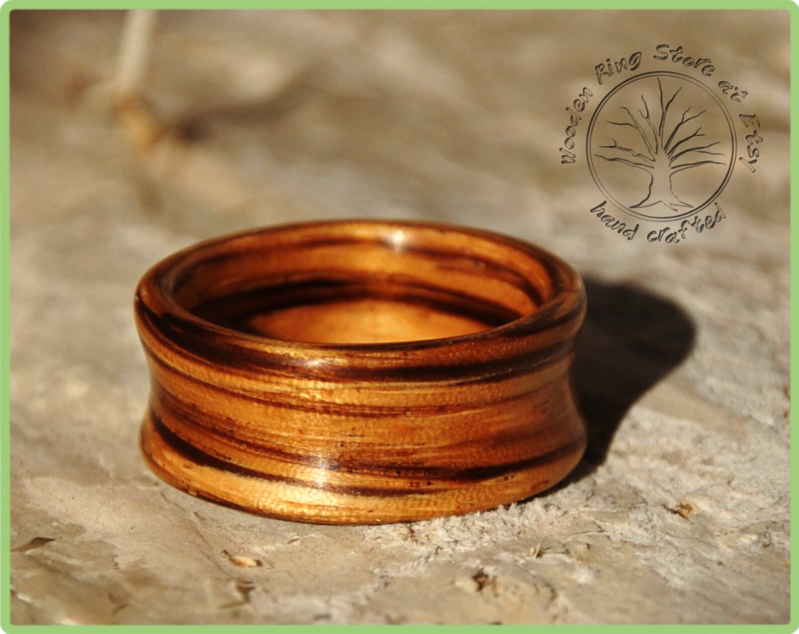 Zebrawood Ring for Men. Wood Ring for Men Wood Ring Men. Etsy