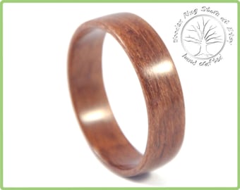 Walnut wooden ring. Engagement ring, wedding ring, anniversary gift, ring for any other special occasion. Wooden jewellery, holzring.