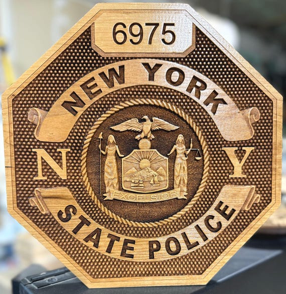 Insigne De Police New York 1845 - Badge Style Wild West, Neuf, Marque Göde