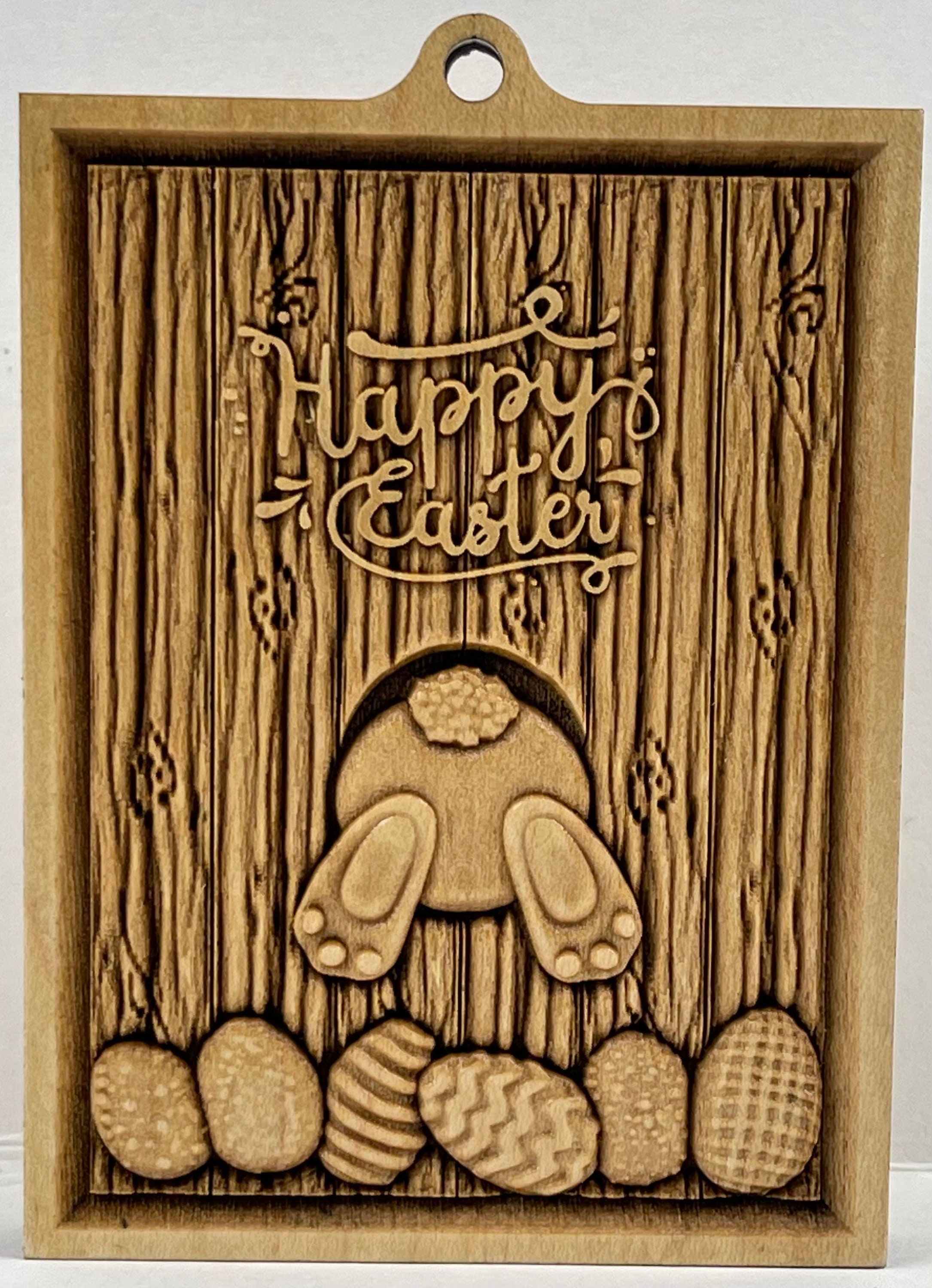 3D Ornament Bunny 4 Pieces Laser Cut Out Unfinished ORN190 3D Ornament Bunny 4 Pieces Laser Cut Out Unfinished ORN190