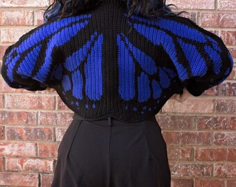 Monarch Butterfly Cardigan Crop Top - Etsy