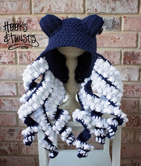 Crochet Kraken Hat Handmade - Etsy