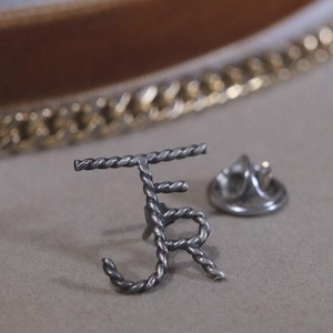 Rope Style Western Hat Pin – Personalized Ranch Brand Charm by KEB
