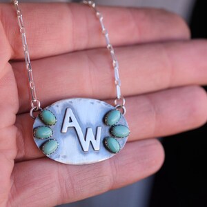 Pendant Ranch Sign Custom Ranch Brand Pendant | Personalized Initial Necklace | Oval ...