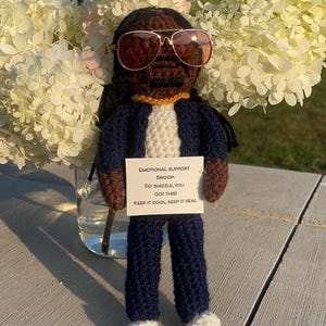 Snoop Dogg Crocheted Emotional Support Doll - Etsy