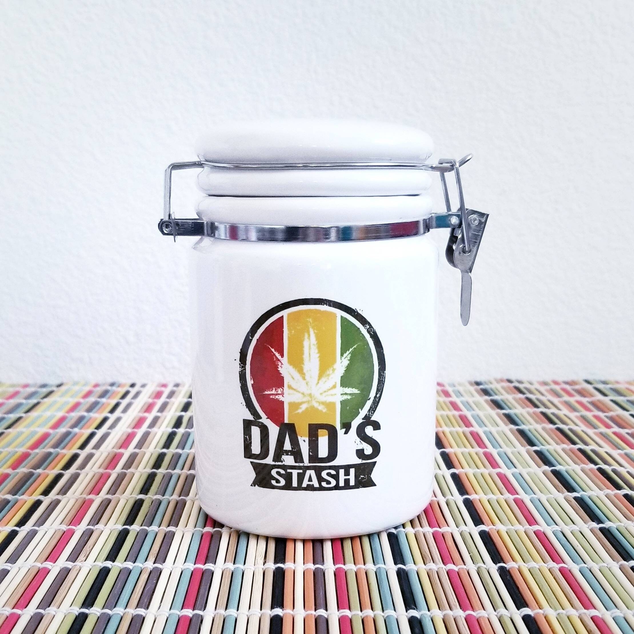 Custom Weed Stash Jar Cannabis Jar Weed Storage 14 oz size Jars