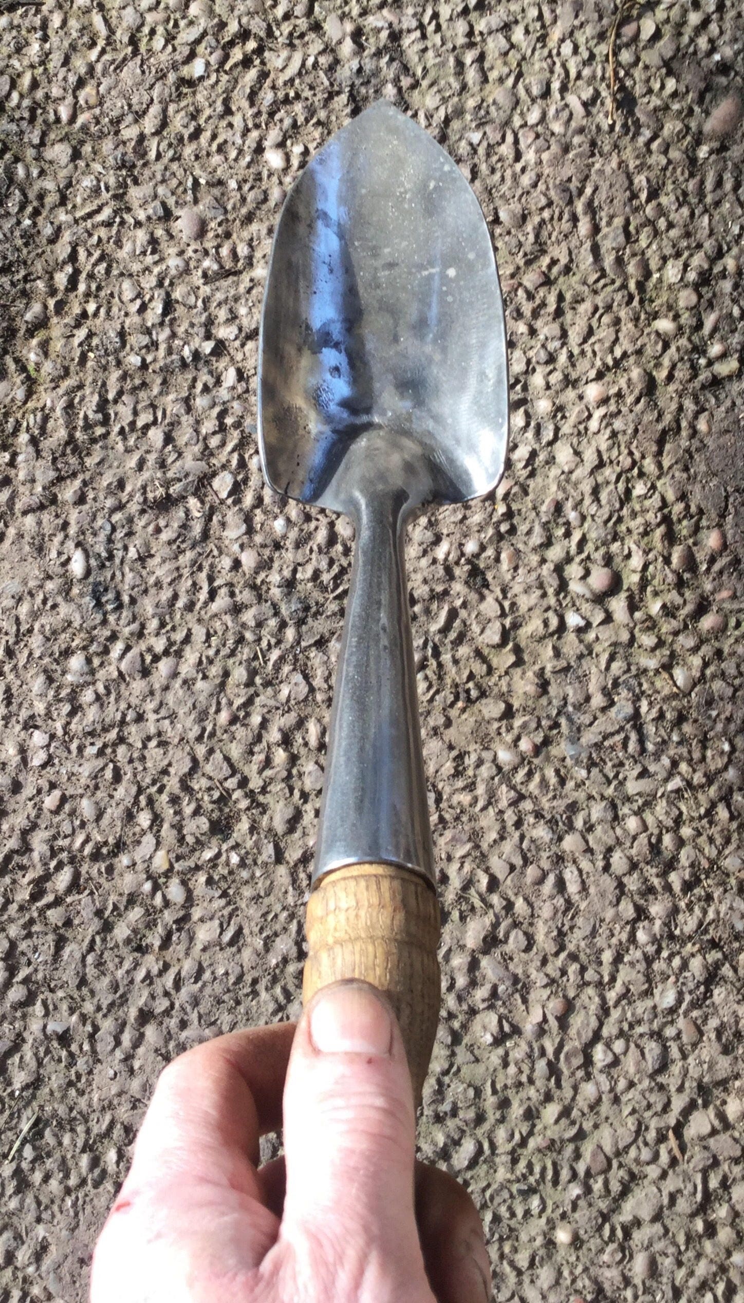 Hand trowelGarden trowel long handled trowel. Hand made in Etsy